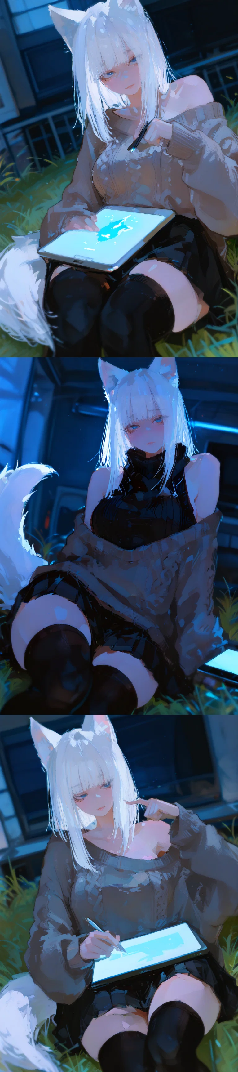 dancing on the edge~ ૮˶- ع -˶ა⌒)ᦱ
