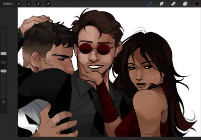 -`✮ ́-Matt, Frank, Elektra-`✮ ́-
