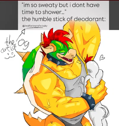 Bowser's Deodorant Slave :3
