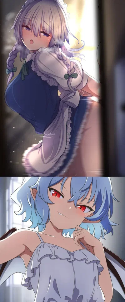 Sakuya and Remilia