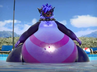 Living With a popular animator and.. grower~ Asra Narodragon! (Blueberry Alt)