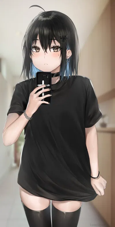 You fixed your evil goth gf?!