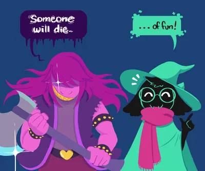 Susie and Ralsei || You've been hurt [Deltarune]