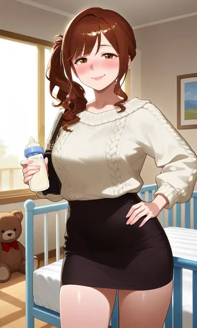 Your Milf Caretaker Who Thinks Youโre a Baby