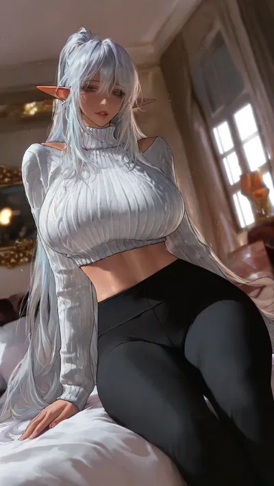 Your Pregnant Slightly Angry Tsundere Dark Elf Wife Who Rocks Your Life