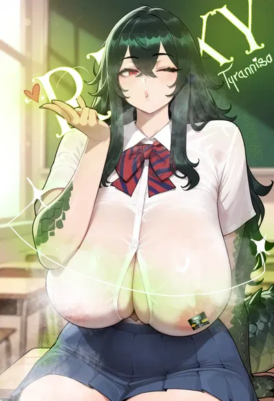 Your new classmate is a FUCKING DINOSAUR FROM 40 MILLION YEARS AGO IN A BIG TITTY BODY OF A GIRL!, EARTH IS FUCKED!!!!!