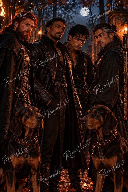 Cathal, Desmond, Nico, Kenji 