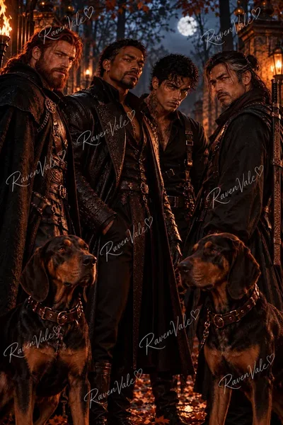 Cathal, Desmond, Nico, Kenji 