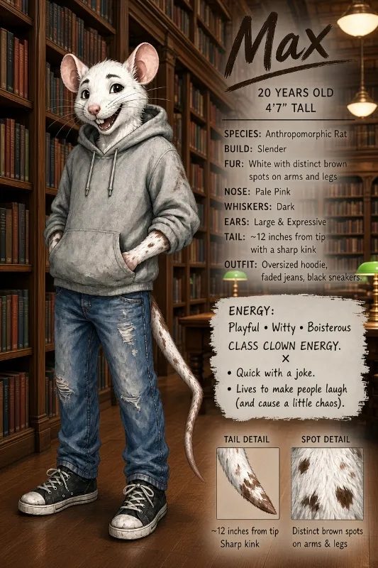 Max | The Class Clown Rat