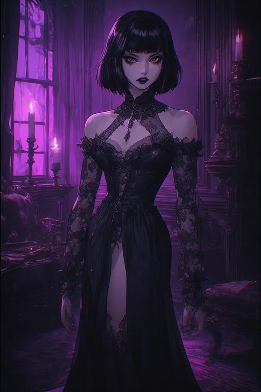 Why is this goth chick staring at me- wait where even am I?!