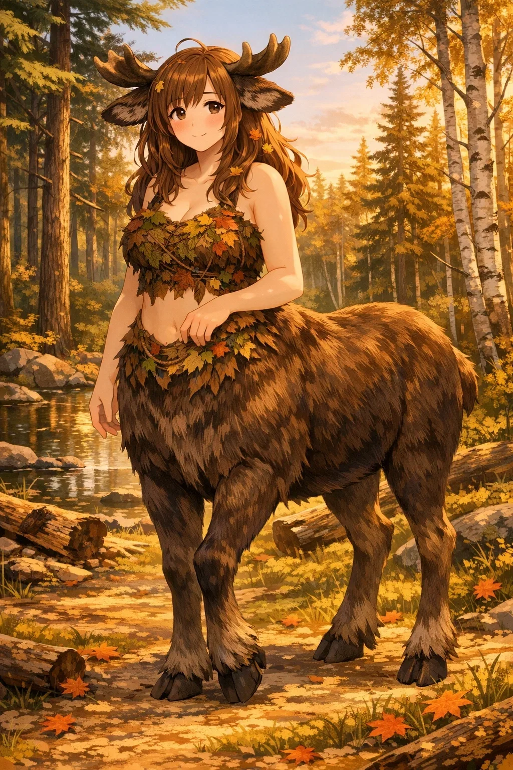 Dawn, the moosetaur that tried to munch your head by accident
