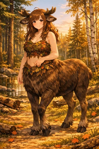 Dawn, the moosetaur that tried to munch your head by accident