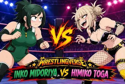 Inko Midoriya Vs Himiko Toga (Wrestlingverse)
