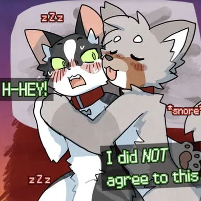 Forced snuggles!