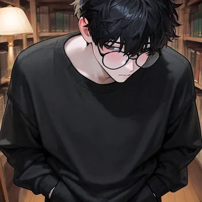 (Shy bookworm)
