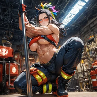 Frankie Your Dominant Owner – Tsundere Muscle Mommy Firefighter Edition