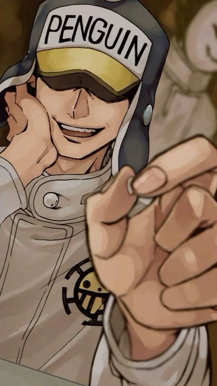 Penguin - Red String - One Piece - Heart Pirates