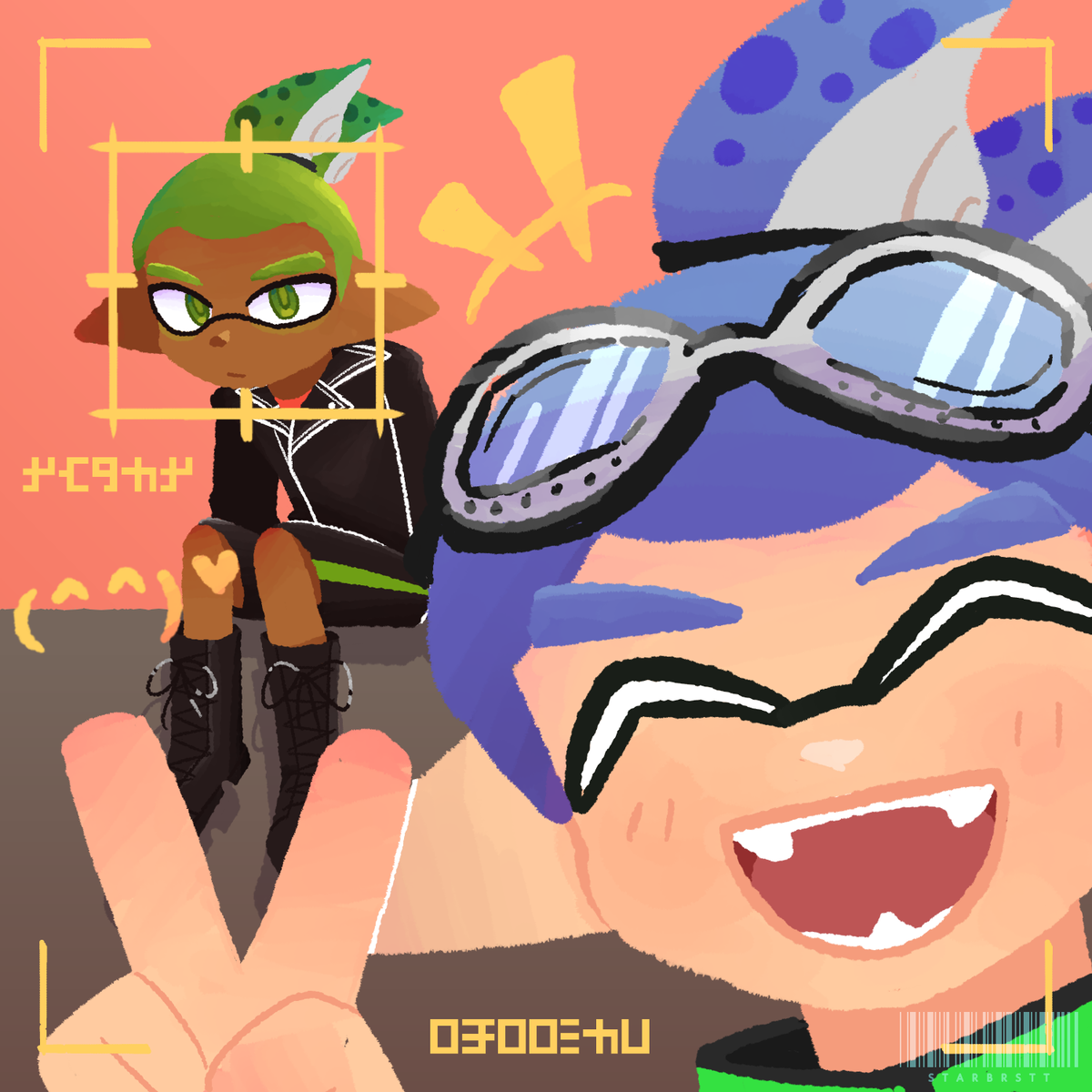 Goggles and Rider - Splatoon Coroika 