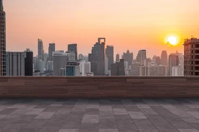 03-Rooftop Cityscape.