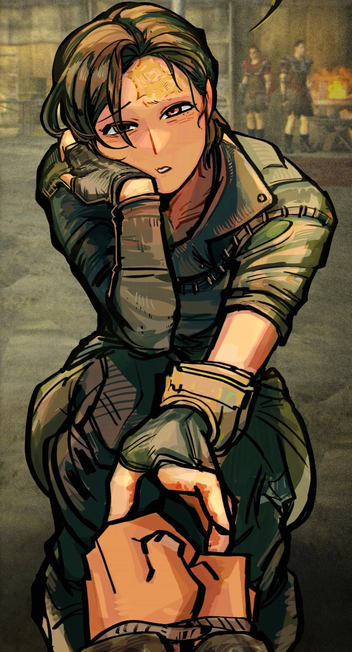 A terrifying courier... 