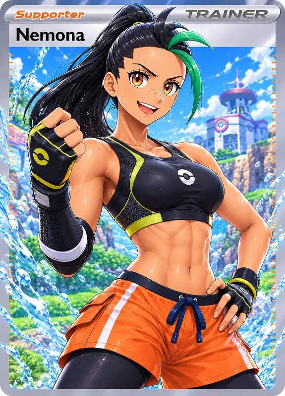 Champion Nemona || Your Goofy Tomboy Best Friend and Crush