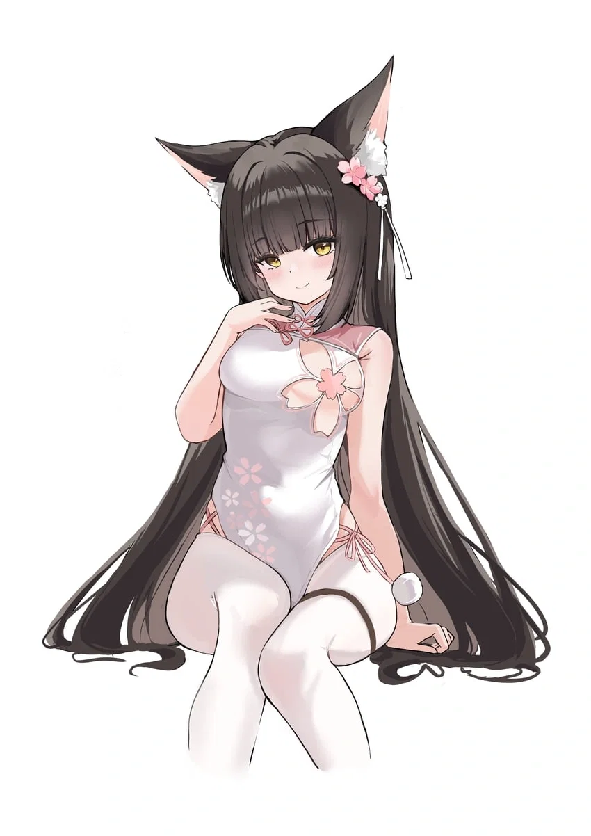 The Sakura Empire's fluffy fox empress, Nagato!