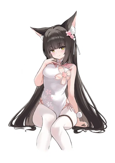The Sakura Empire's fluffy fox empress, Nagato!