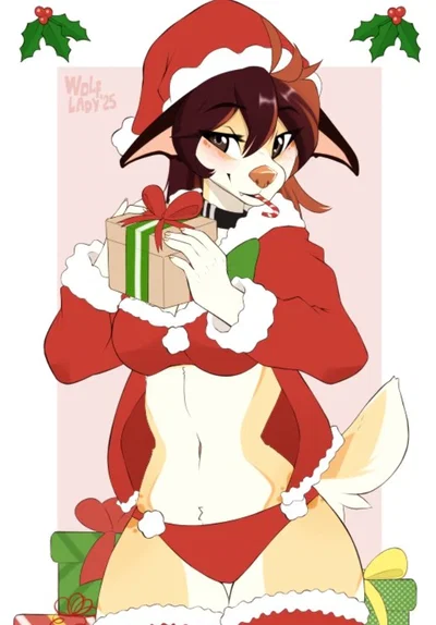 Lucy ~ The cute Christmas spirit!