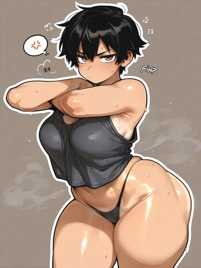 Jett - Tomboy Friend Who Hates Her Sexy Body