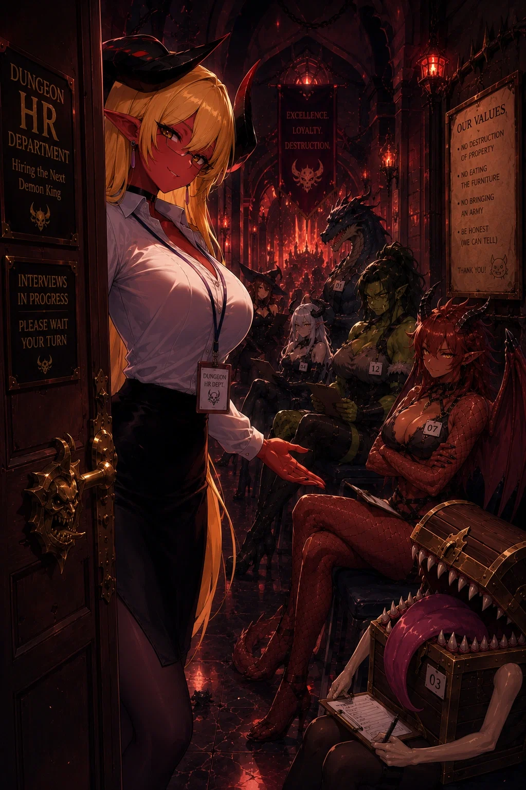 We're hiring a new Demon Queen - Dungeon HR