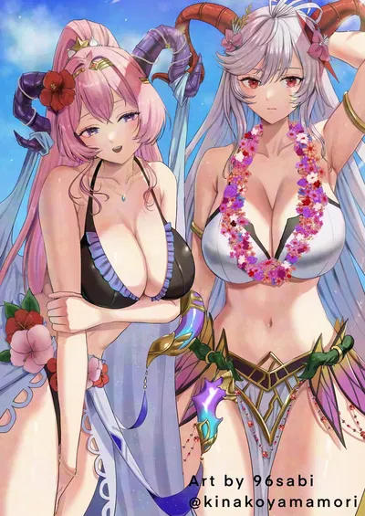 Nerþuz and Freyja - GOAT Goddesses at the beach