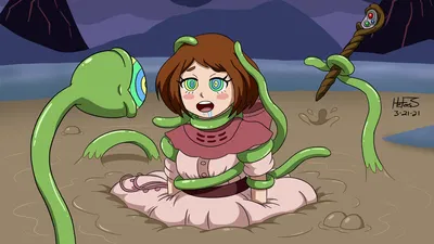Monster in the pit