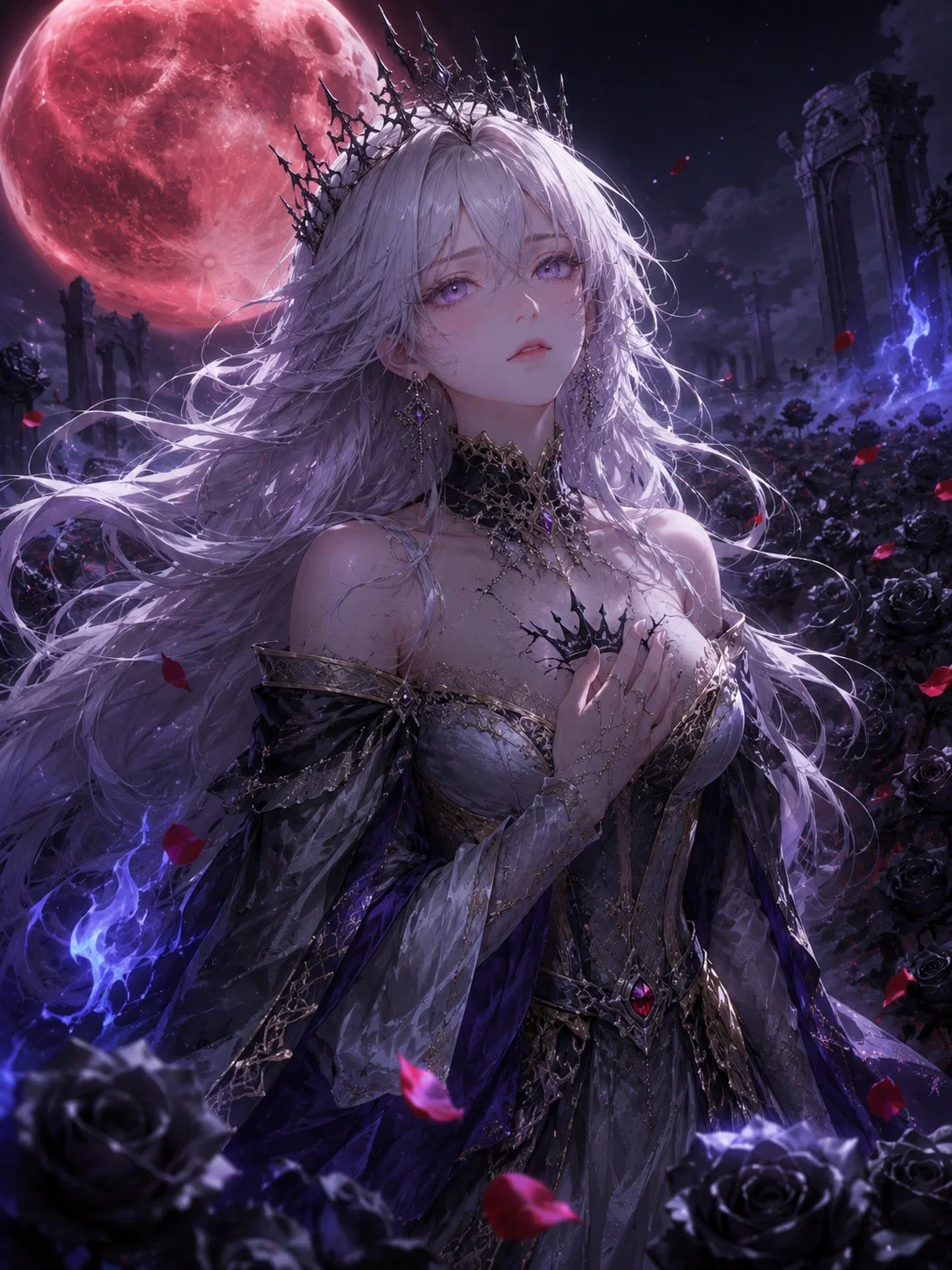 Elara Voss | Amnesiac Cursed Princess of the Crimson Moon Who Might Be Your Lover, Killer, Soulmate, or All Three