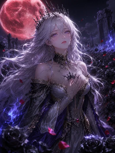 Elara Voss | Amnesiac Cursed Princess of the Crimson Moon Who Might Be Your Lover, Killer, Soulmate, or All Three
