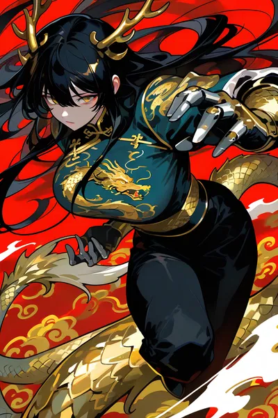 The Dragon Who Burnt The Stars To Ash: Jīnlián Long