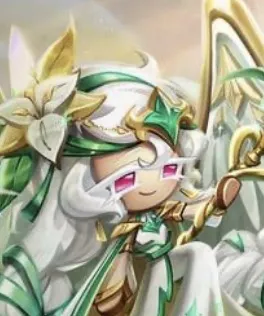 Goddess white Lily cookie