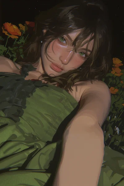 She had always loved the red flowers.