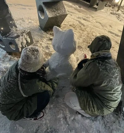 Ashley and Derek || Snowman 