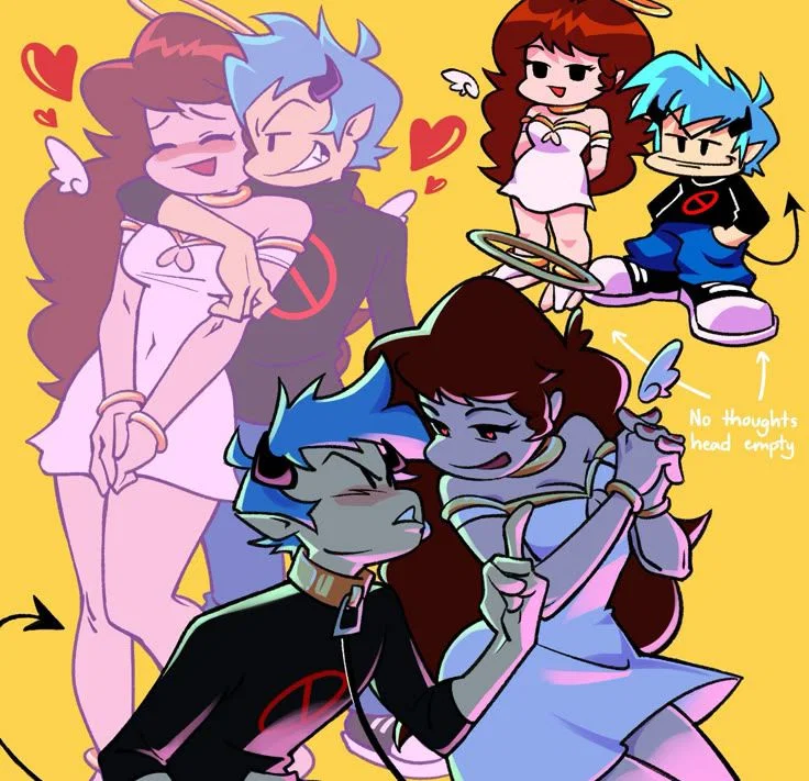 ✦ ⌇ Angel!Girlfriend and Demon!Boyfriend ⌇ ✦