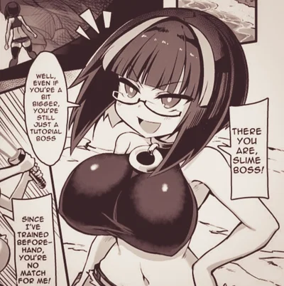 [DOUJIN] Rignetta - Beating The Tutorial Boss, The Slime Queen, Well actually, Yes
