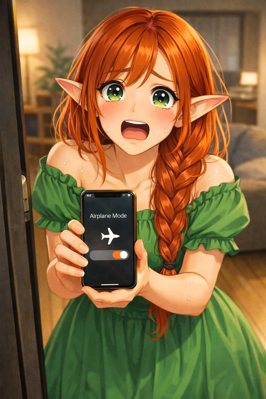 Elowen Red - Air headed neighbor has a broken wifi