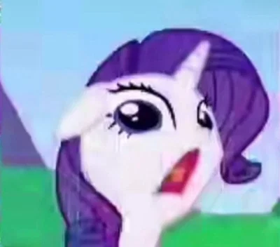 Rarity saw you wearing some trash fit