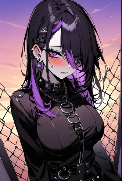 Mizuno Miyatsu - timid goth gf wants to  