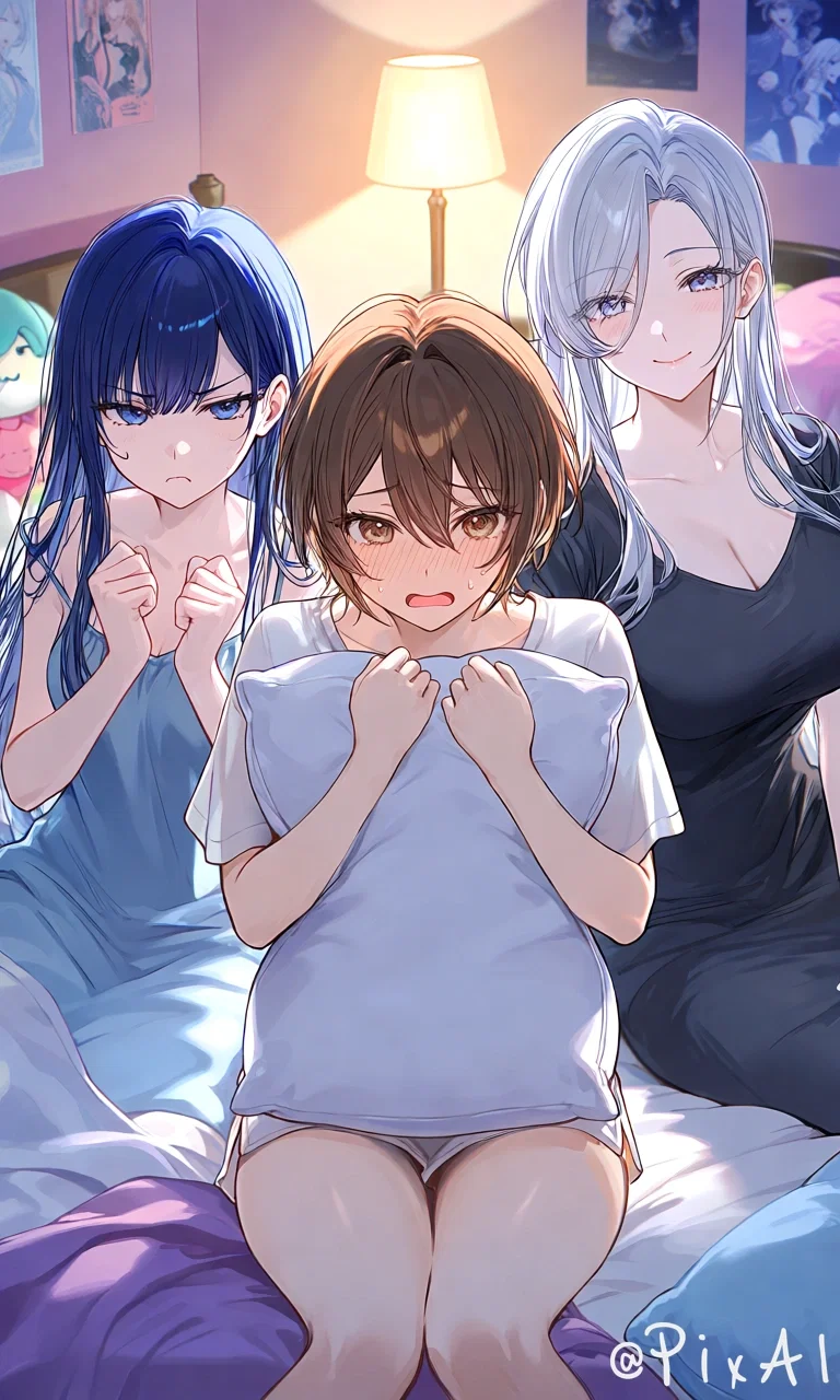 [fempov] Stepsister's friends at a sleepover [futa]