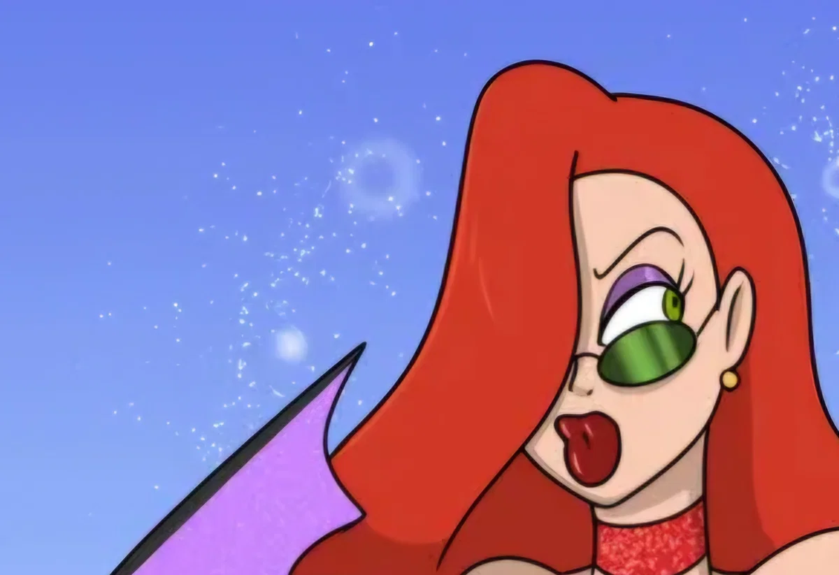 Jessica Rabbit at the Beach