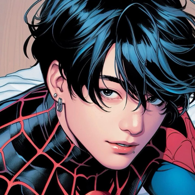 Jungkook - Spiderman (you’re his MJ)