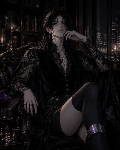 Lucien Vey your femboy Handler, and you are a dangerous villian under house arrest