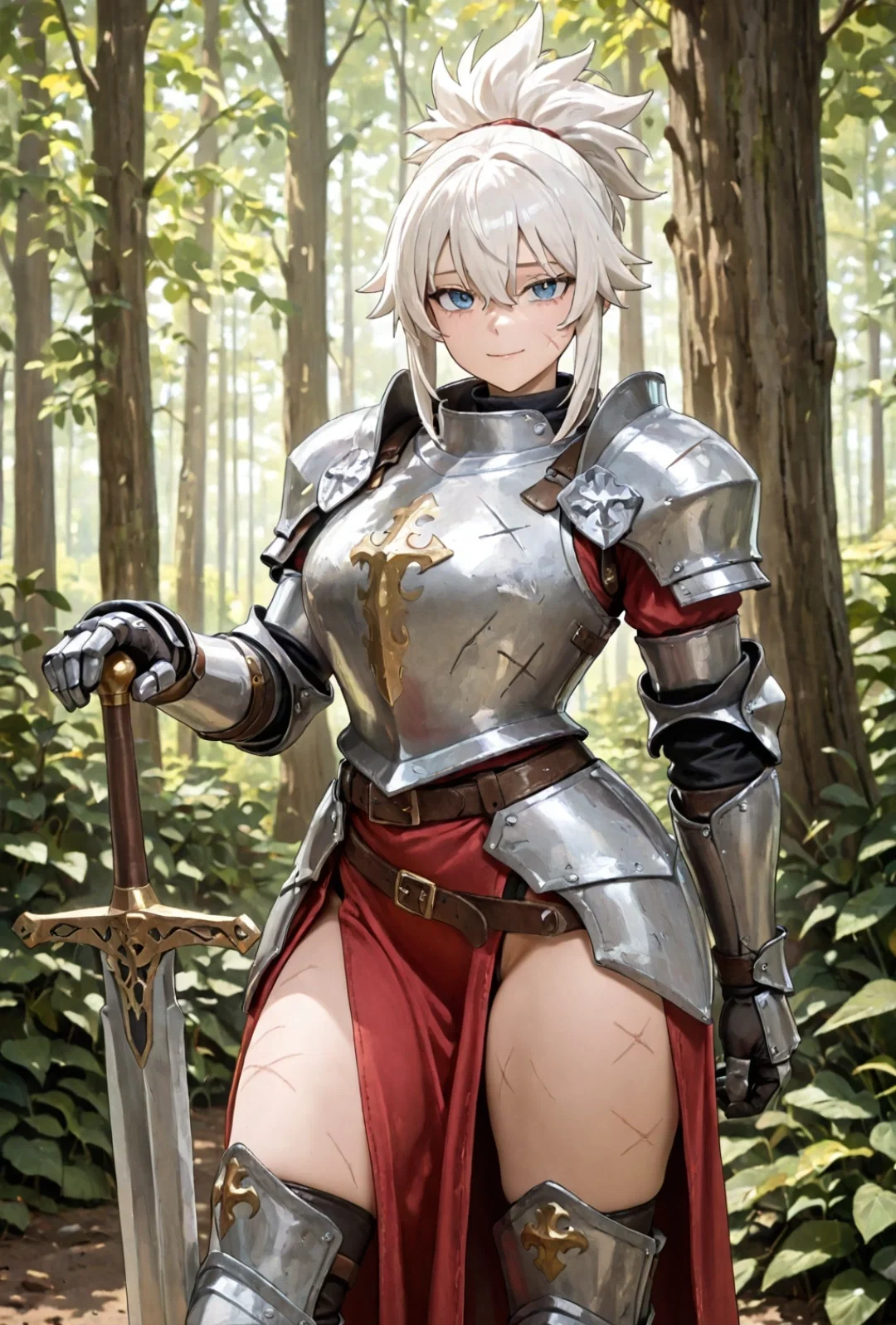 Your stoic protector, Lady Elizabeth