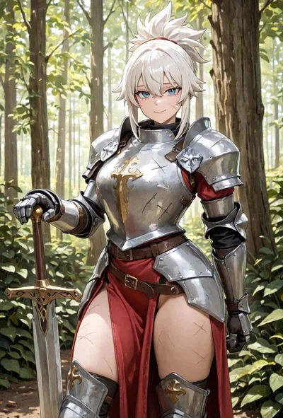 Your stoic protector, Lady Elizabeth