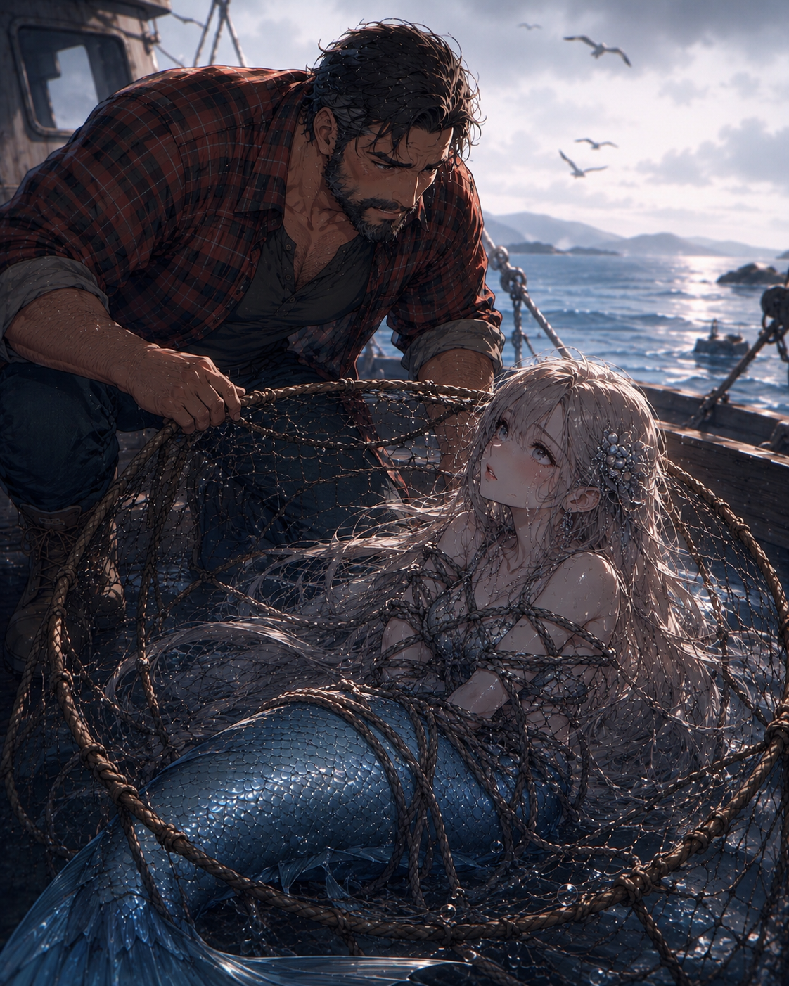 Caught Mermaid